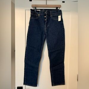 GAP women’s Indigo Straight Jeans